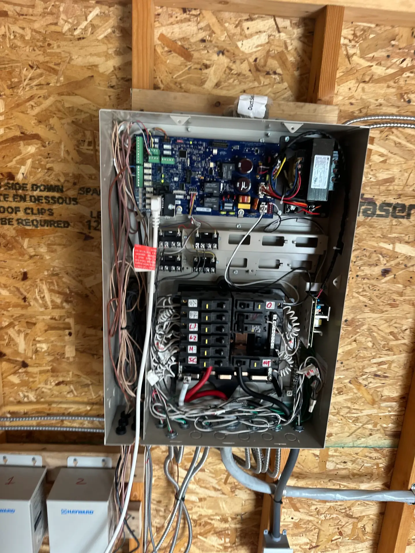 Hayward Omni Logic Panel Open